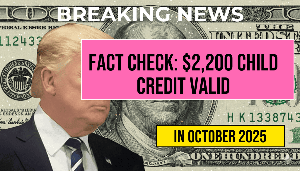 Fact Check: While Not the ‘Largest Ever,’ Your $2,200 Child Credit and $25,000 Tip Break Are Currently Valid