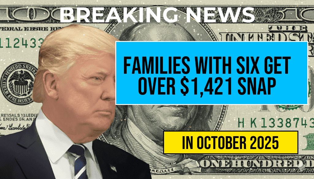For Families of Six, SNAP Benefits Exceed $1,421—Strategies to Maximize Every Dollar During Delays