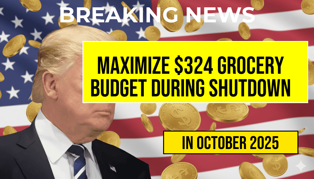 Grocery Budgeting During a Shutdown: Combining $298 SNAP and $26 WIC Benefits to Maximize Your $324 Budget