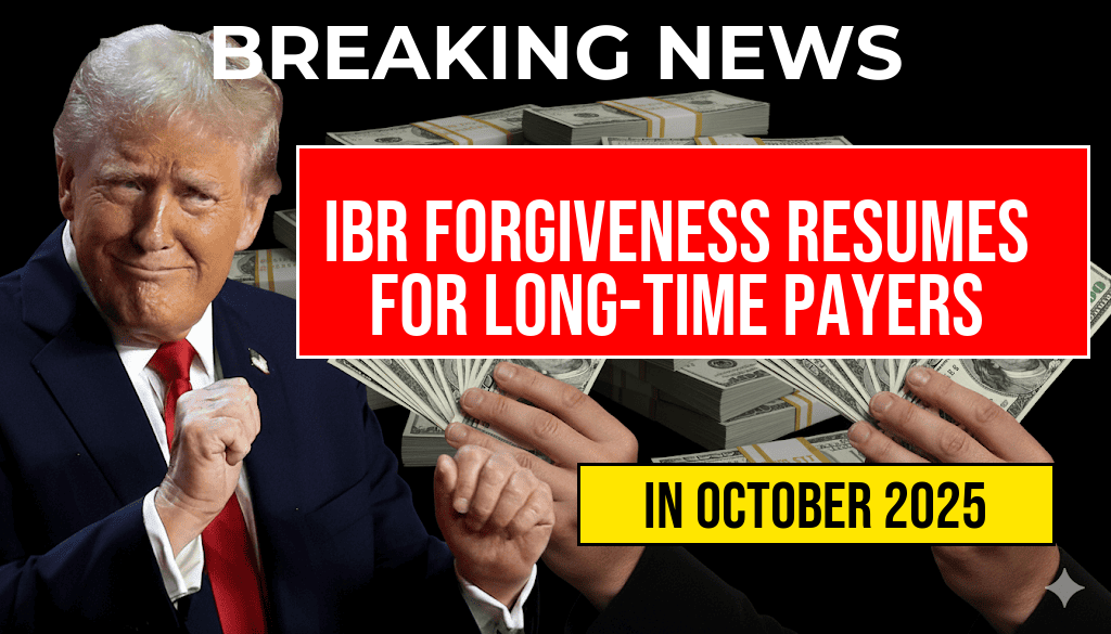 IBR Forgiveness Resumes as Emails Indicate Zero Balances for Long-Time Payers—Could You Be Among Those Facing a $10,000–$50,000 Relief?