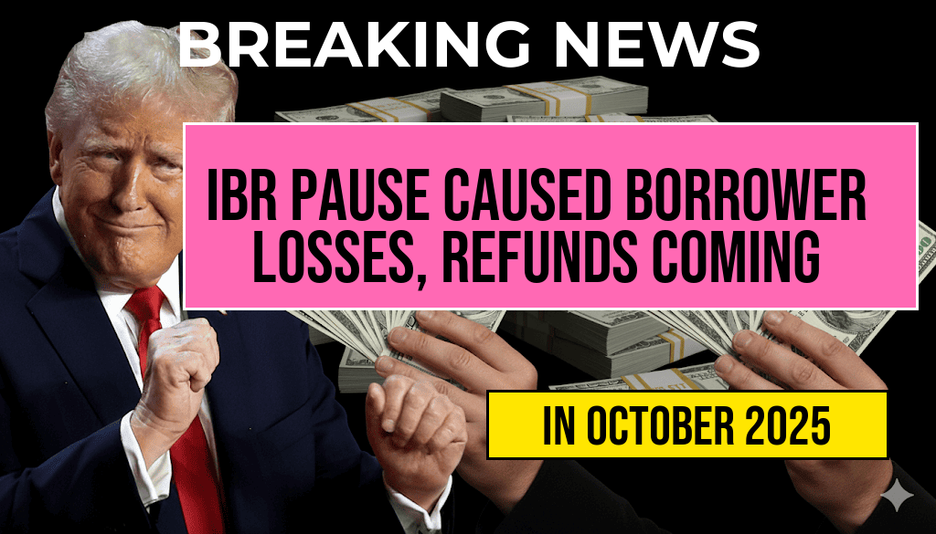 IBR Pause Led to Hundreds in Losses for Some Borrowers; Refunds Promised, Date to Be Determined