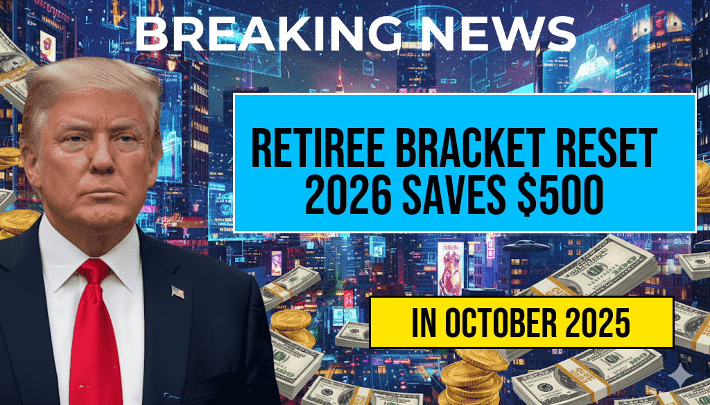 Retiree Bracket Creep Reset for 2026 Could Save You Over $500—See the Updated Income Thresholds