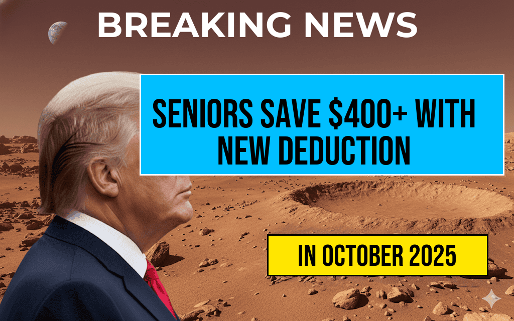 Seniors Benefit from $4,000 Additional Deduction for Low-Income Retirement—Potentially Lowering Your Tax Bill by Over $400