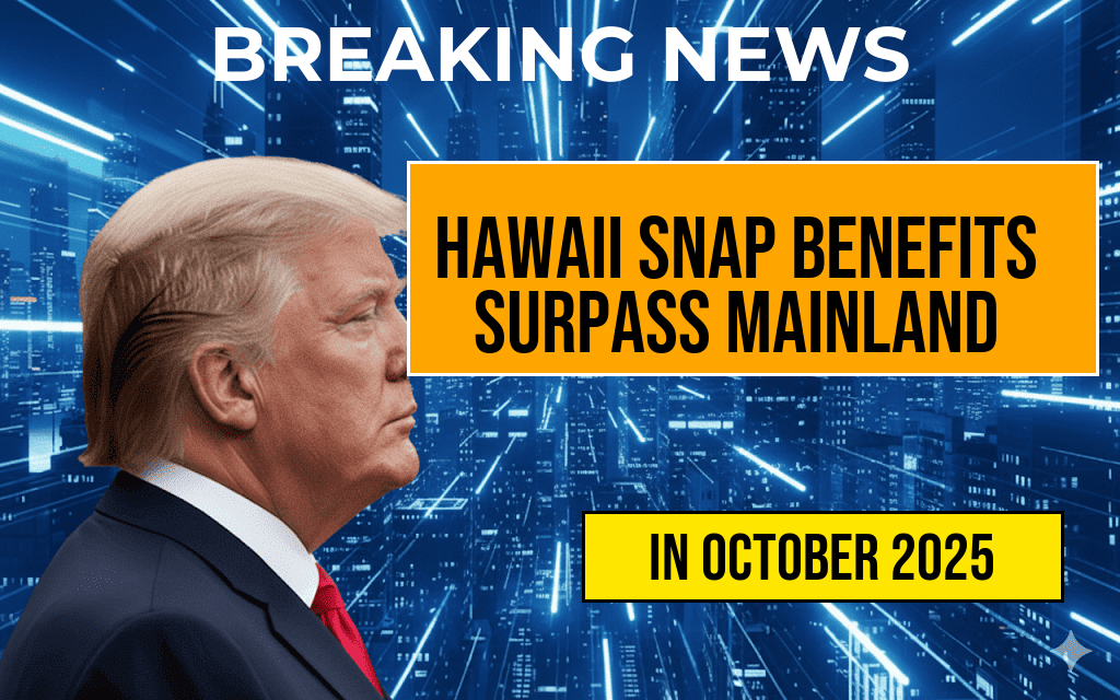 SNAP Benefits in Hawaii for a Family of Three Reach $1,334, Surpassing Mainland by $349