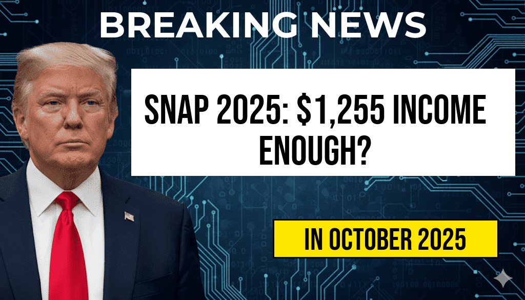 SNAP Eligibility for 2025: Is a $1,255 Monthly Net Income Sufficient to Keep Food on the Table?
