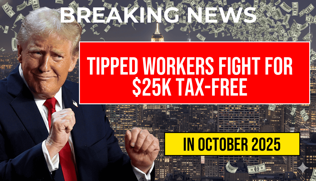 Tipped Workers Seek $25,000 Tax-Free Limit While Risking Over $1,000 in EITC Benefits
