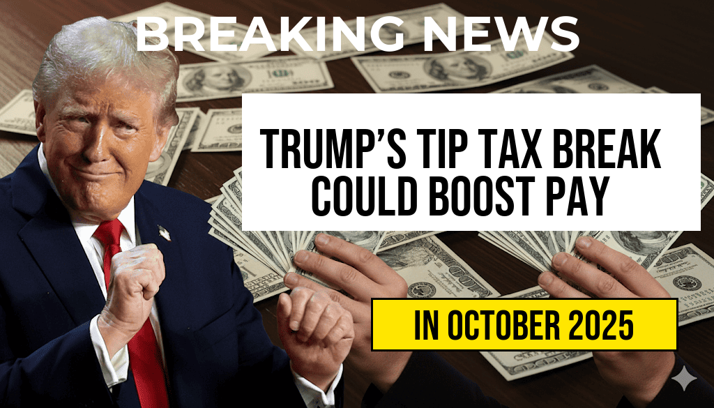 Trump’s Tip Tax Exemption Allows Workers to Deduct Up to $25,000—Could This Increase Your Take-Home Pay by $1,300?